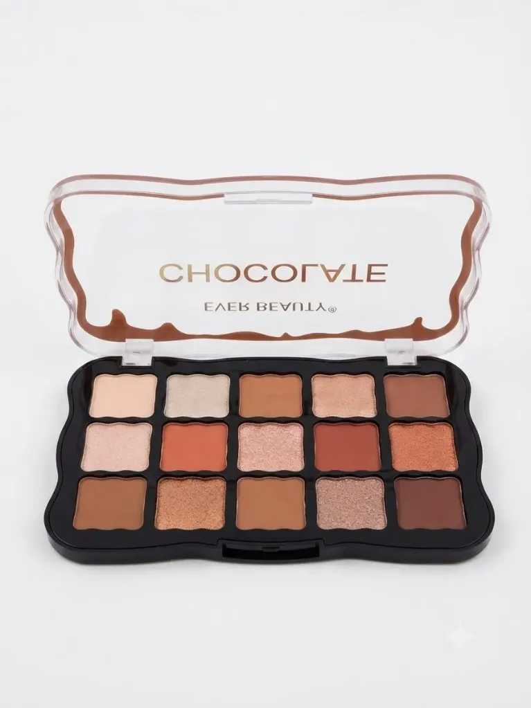Ever Beauty Chocolate 15 Colors Eyeshadow Palette (01)