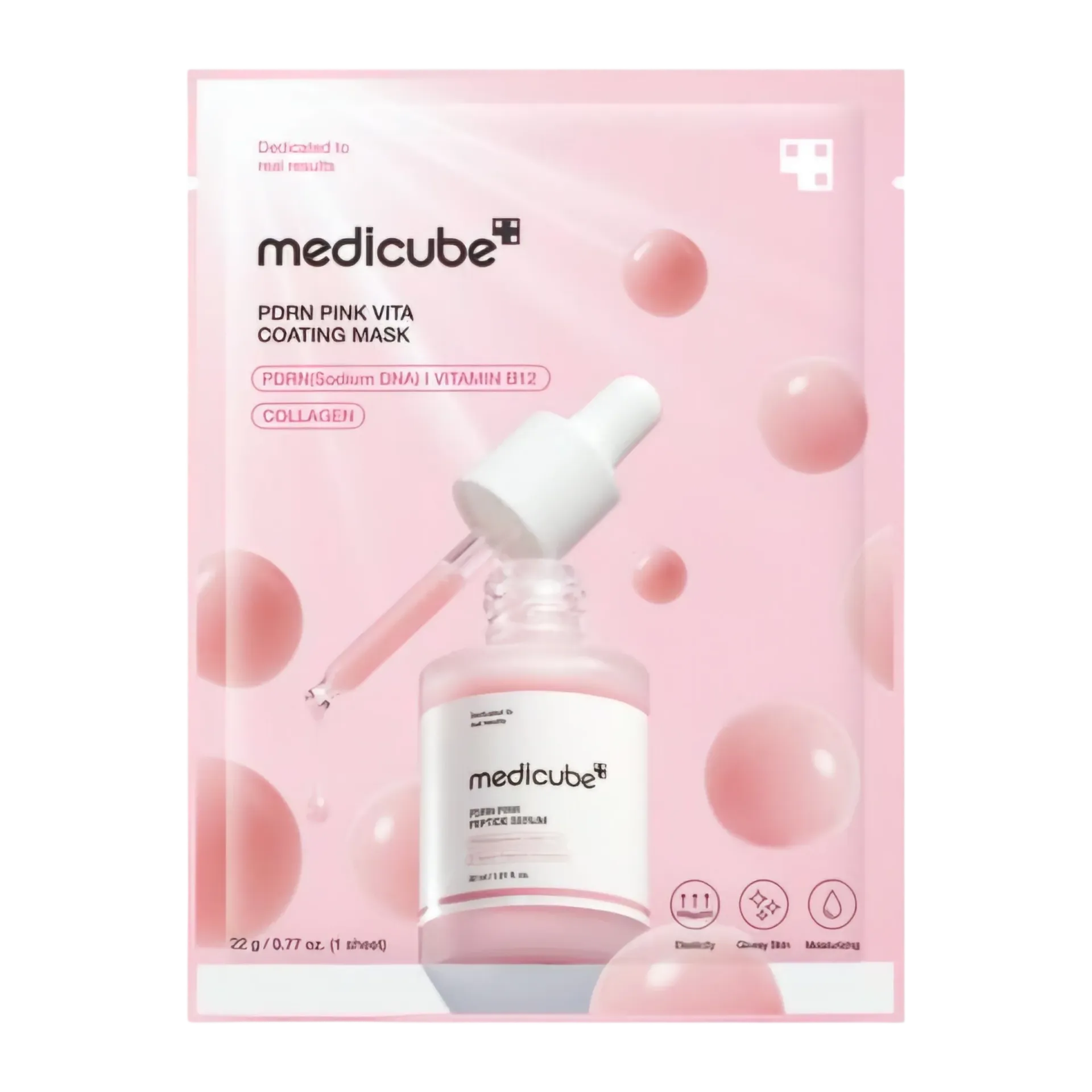 Medicube PDRN Pink Vita Coating Mask (1 mask) 22g