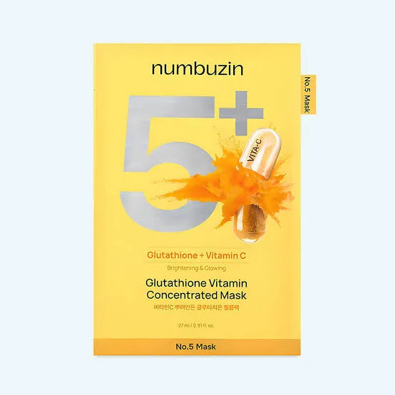 Numbuzin No.5 Glutathione Vitamin Concentrated Mask 27ml