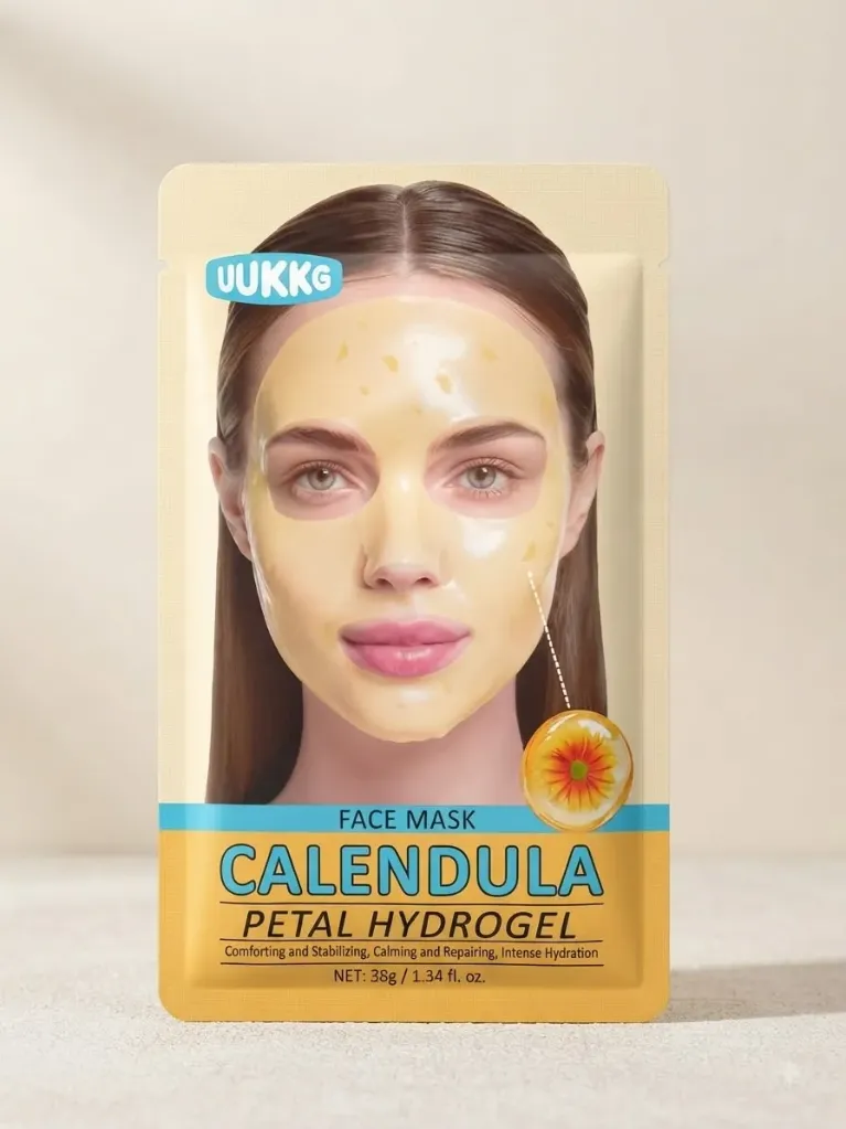UUKKG Face Mask Calendula Petal Hydrogel