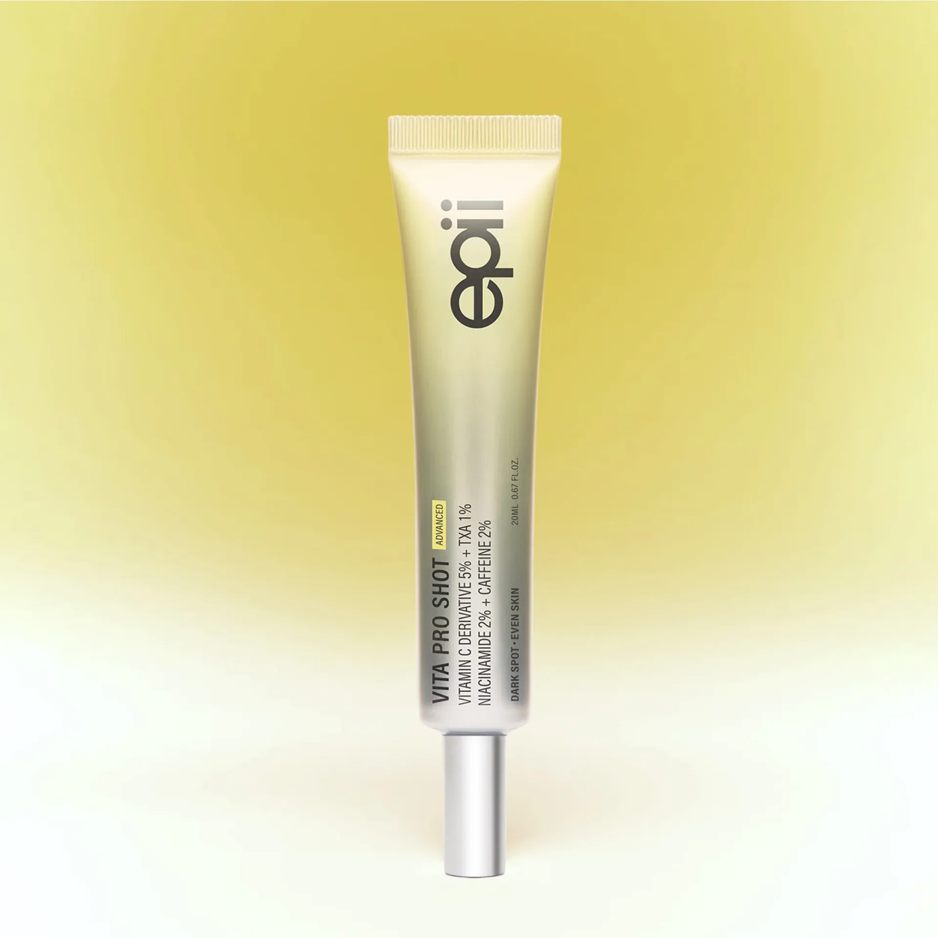 Epii Vita Pro Shot Vitamin C Derivative 5% TXA 1% + Niacinamide 2% + Caffeine 2% 20ml