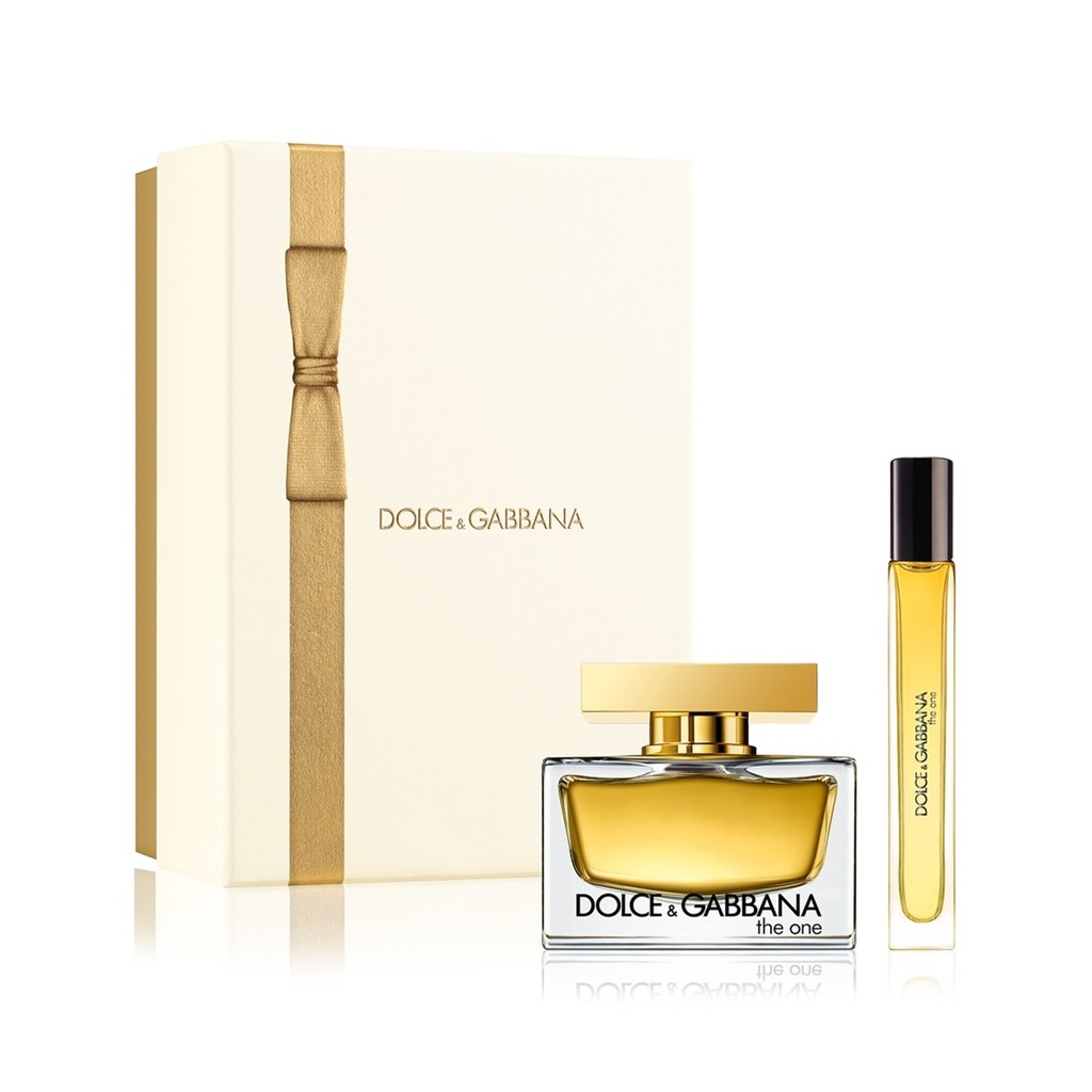 Dolce & Gabbana The One Eau de Parfum Gift Set for Women (75ml EDP + 10ml Travel Spray)