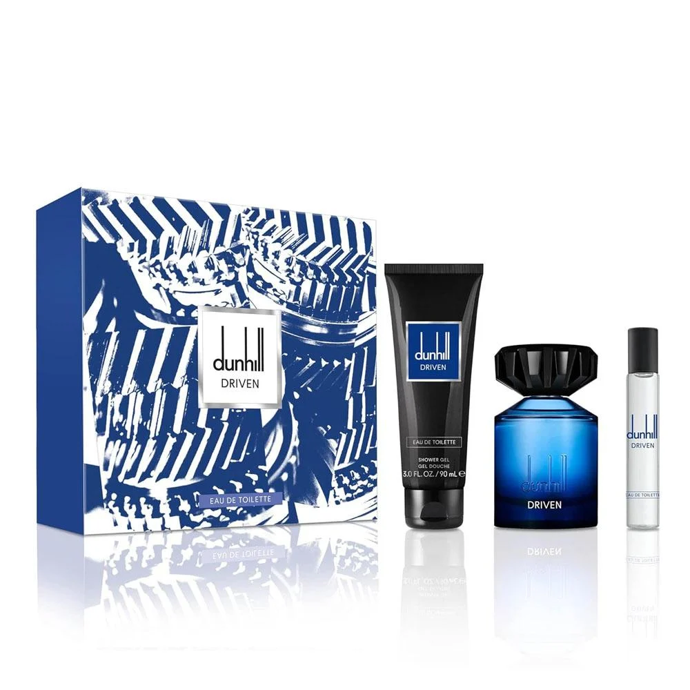 [27-251] Dunhill Driven Set EDT 100ml + EDT 15ml + SG 90ml Men
