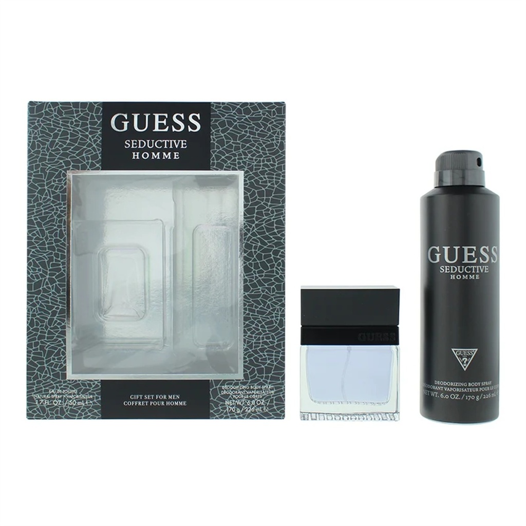 Guess Seductive Homme Eau de Toilette Gift Set 50ml for Men