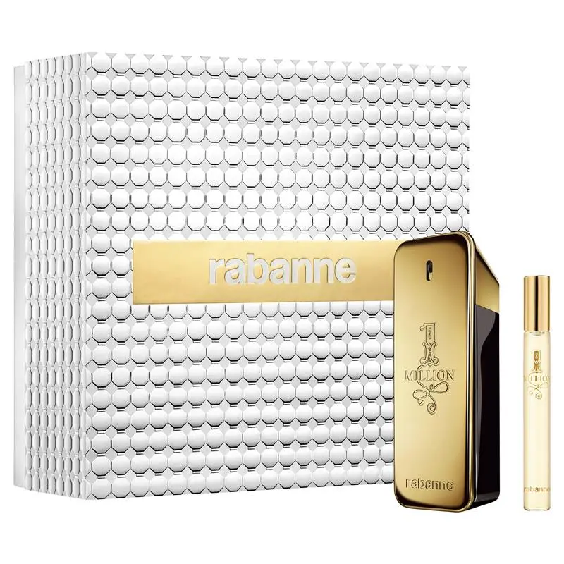 Paco Rabanne 1 Million Eau de Toilette Gift Set for Men (100ml EDT +Deodorant / Travel Spray)
