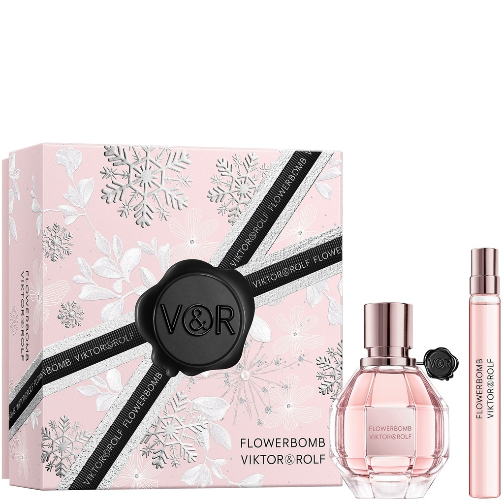 Viktor & Rolf Flowerbomb Eau de Parfum Gift Set for Women (50ml EDP + 10ml Travel Spray)