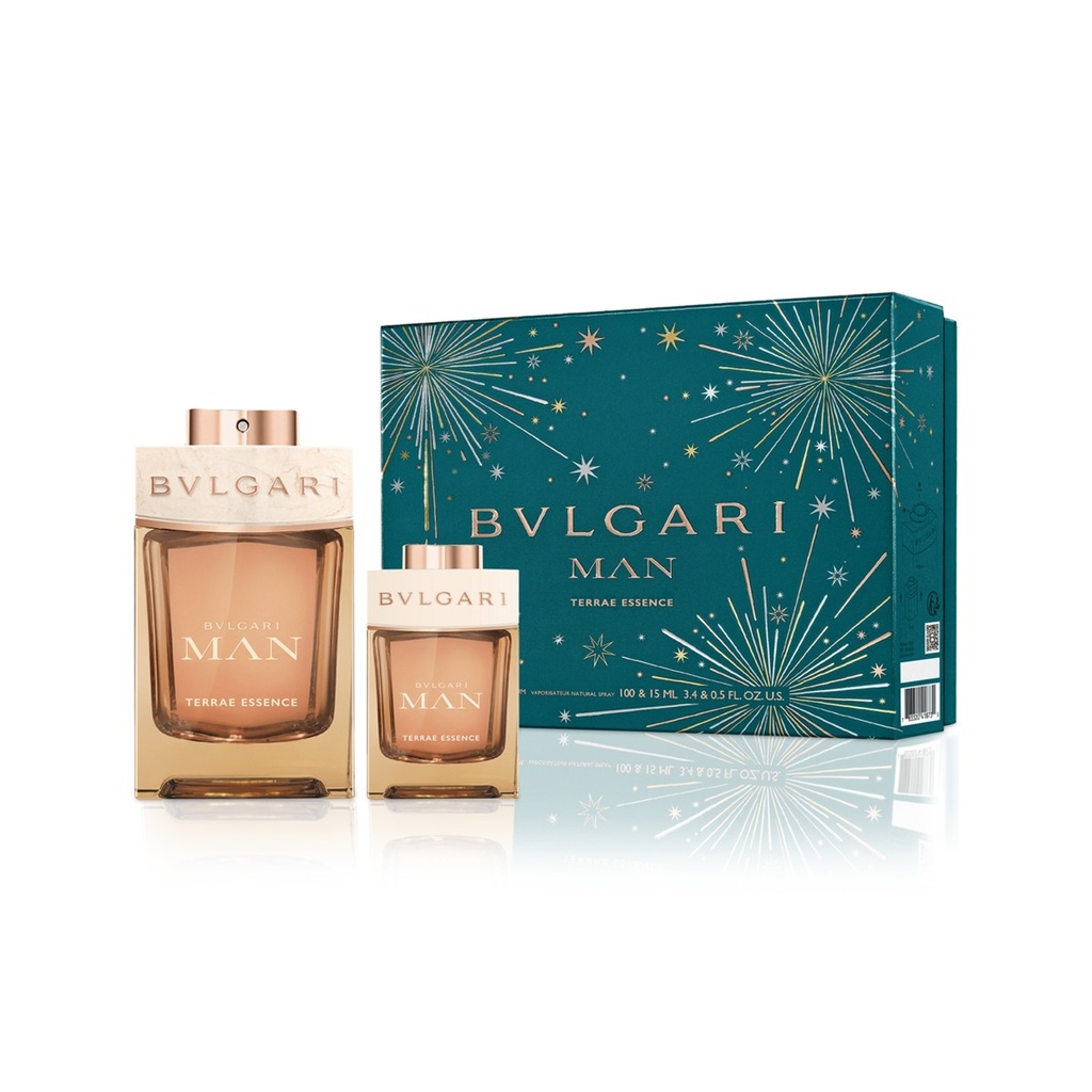 Bvlgari Man Terrae Essence Eau de Parfum Gift Set for Men (100ml + 15ml)