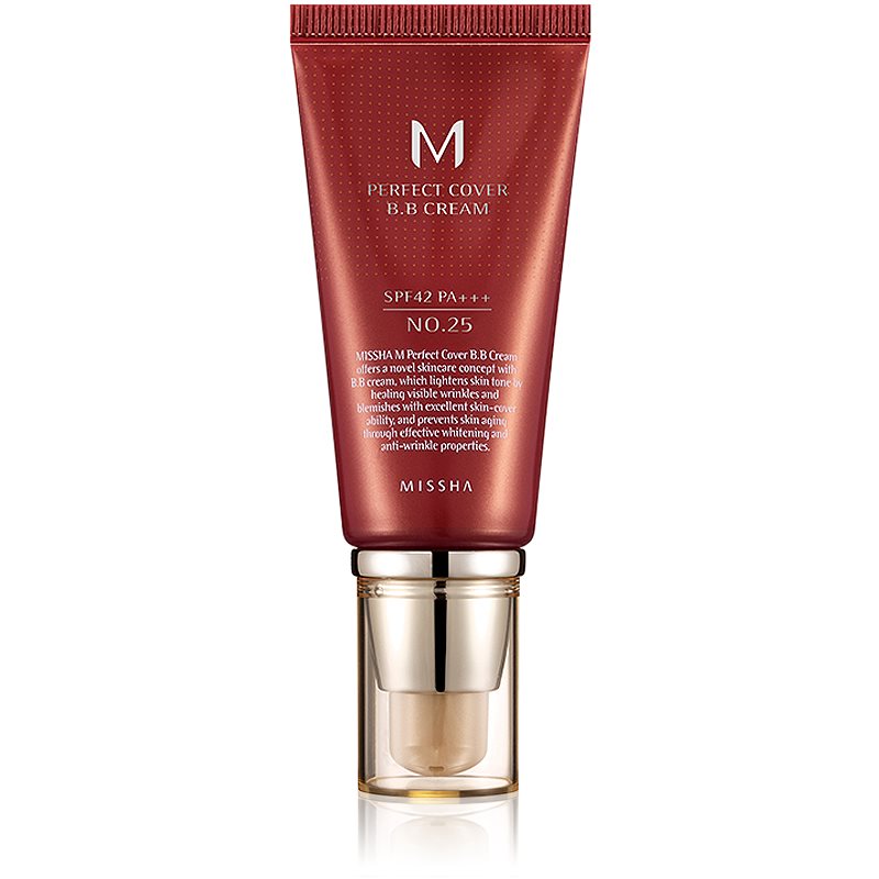 MISSHA - M Perfect Cover BB Cream SPF42 PA+++ - 50ml - #25 Warm Beige
