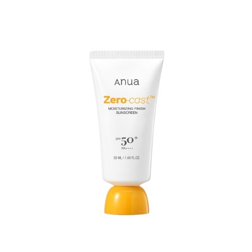 Anua Zero-Cast Moisturizing Finish Sunscreen SPF50+ PA++++ 50ml