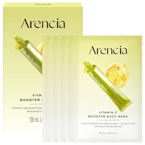 Arencia Vitamin C Booster Shot Sheet Mask - 5 Pcs (135 ml)