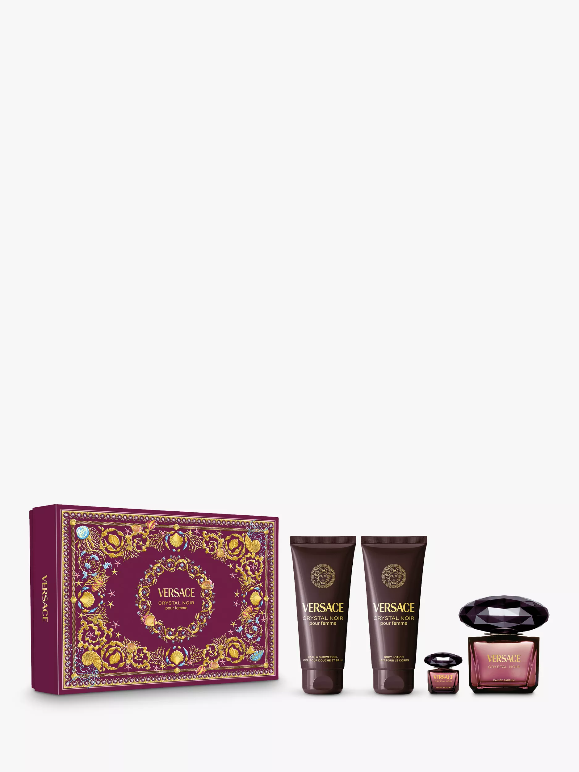 Versace Crystal Noir Eau de Parfum Gift Set 90ml for Women