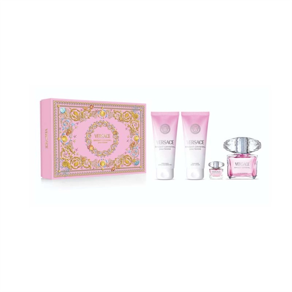 Versace Bright Crystal Eau de Toilette Gift Set 90ml for Women