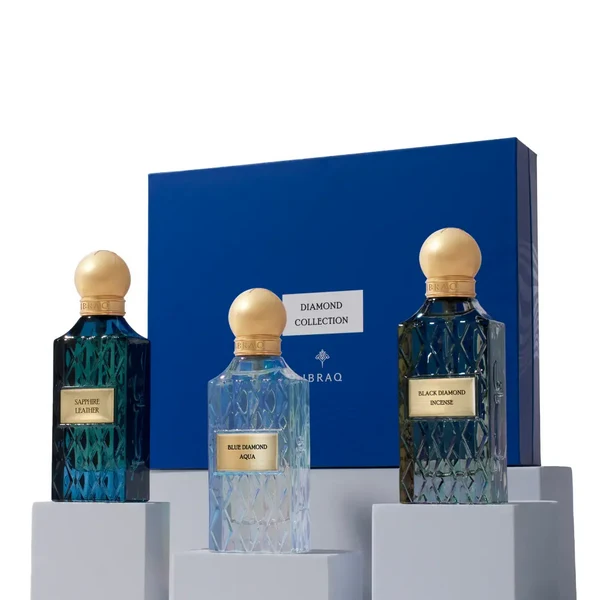 Ibraq Blue Diamond Collection Perfume Set EDP 75ml x3