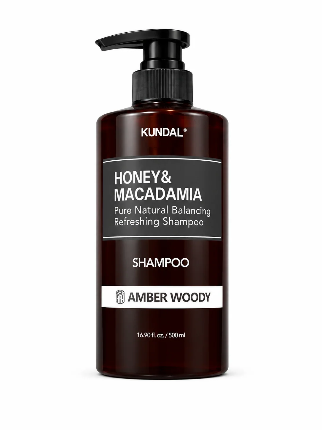 KUNDAL Honey & Macadamia Shampoo Amber Woody 500ml