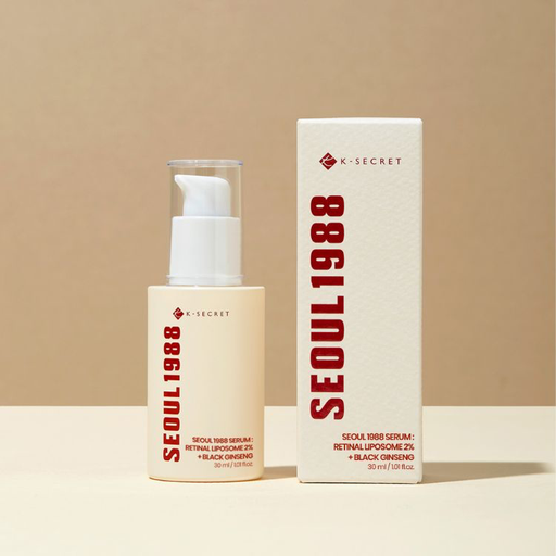 K-Secret Seoul 1988 Serum: Retinal Liposome 2% + Black Ginseng 30ml