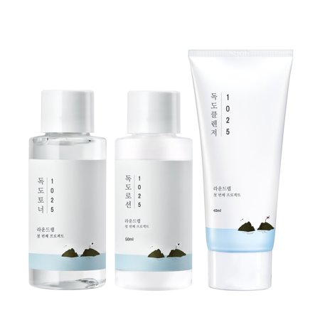 Round Lab 1025 Dokdo On The Go Kit (Cleanser 40ml + Toner 50ml + Lotion 50ml)