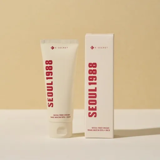 K-Secret Seoul 1988 Cream: Snail Mucin 93% + Rice 100ml