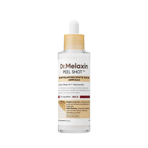 Dr. Melaxin Peel Shot Exfoliating White Rice Ampoule 80ml