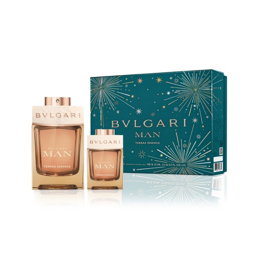 Bvlgari Man Terrae Essence Eau de Parfum Gift Set for Men (100ml + 15ml)