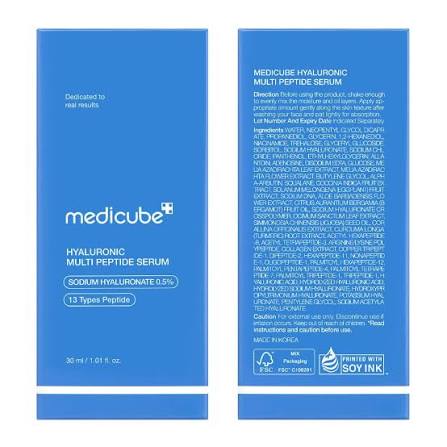 Medicube Hyaluronic Multi-Peptide Hydrating Serum - 30 ml