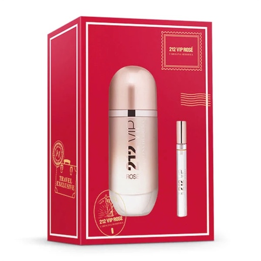Carolina Herrera 212 VIP Rose Eau de Parfum Gift Set 80ml for Women